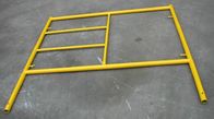 Yellow Coated Low Carbon Walk Through Scaffolding Frames American Design 5x5