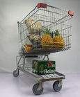 210 Liter German Large Shopping Trolley One Stop Shopping Cart With Foldable Beer Rack