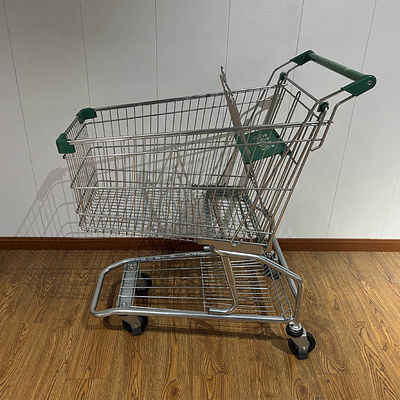 কেনা 125L উচ্চ মানের আমেরিকা স্টাইল কাস্টমাইজড সুপারমার্কেট মেটাল শপিং ট্রলিবাস online manufacture