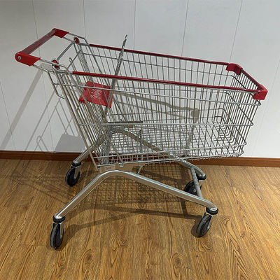 কেনা 100L European Style Shopping Trolley with CE Certification Metal Supermarket Carts online manufacture